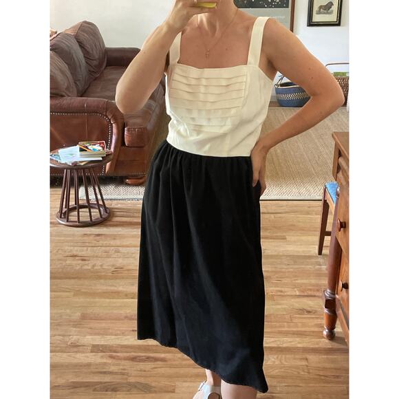 Vintage Dresses & Skirts - Vintage Tuxedo Style Cocktail Dress